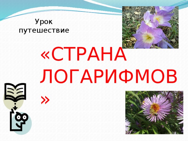 Урок путешествие «СТРАНА ЛОГАРИФМОВ» 