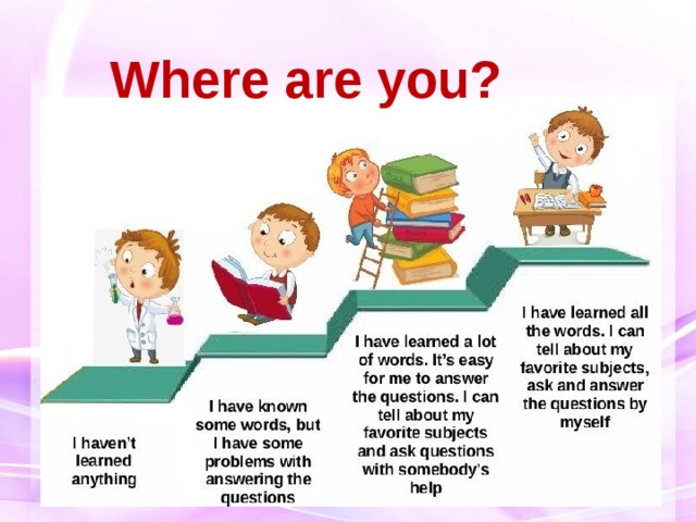 Where are you? 