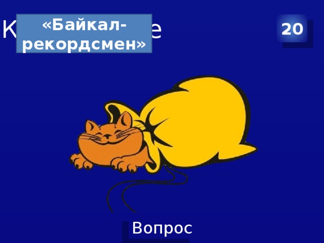 20 «Байкал- рекордсмен» 