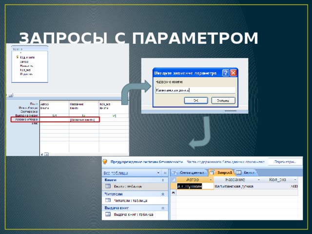ЗАПРОСЫ С ПАРАМЕТРОМ 
