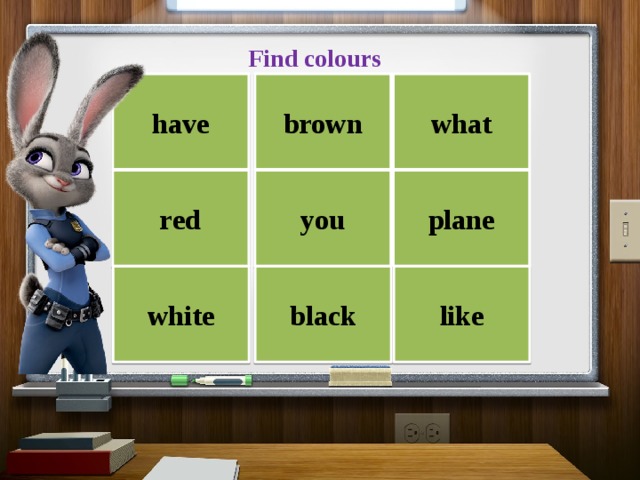 Find colours have brown what red you plane white black like 