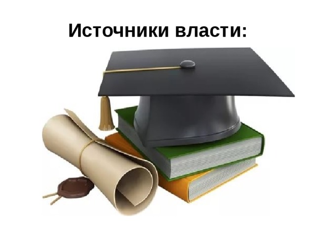 Источники власти: 