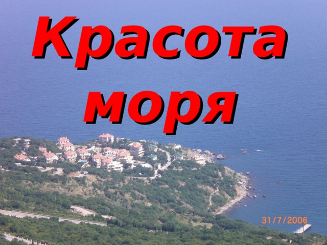 Красота моря 