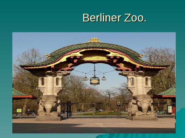  Berliner Zoo. 