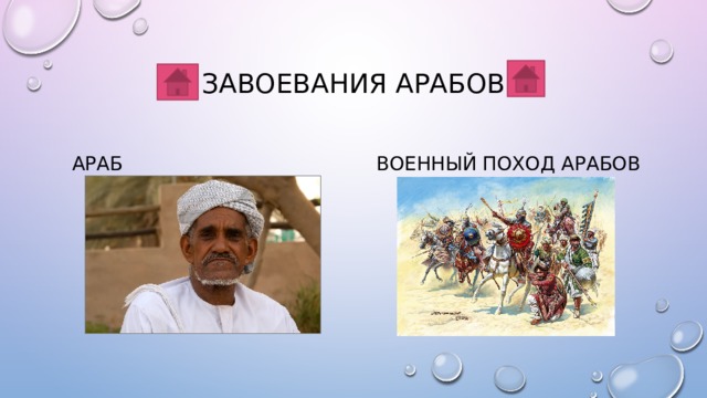Завоевания арабов Араб Военный поход арабов 
