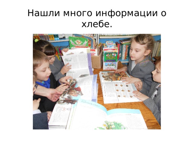 Нашли много информации о хлебе. 