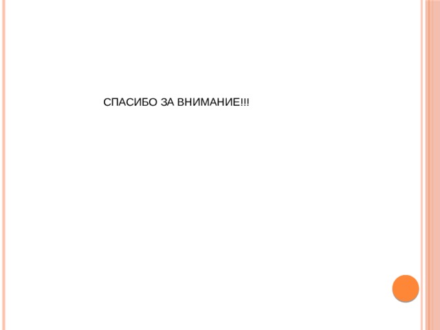 СПАСИБО ЗА ВНИМАНИЕ!!!  