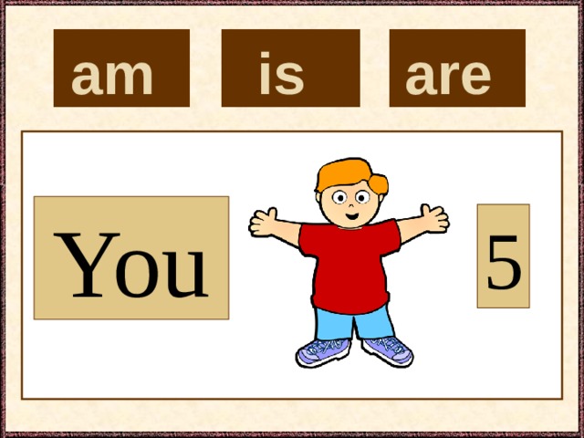 is  are  am  You 5 