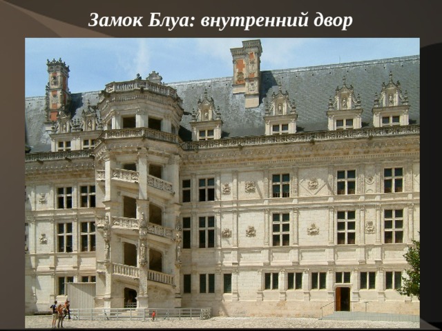Замок Блуа: внутренний двор     