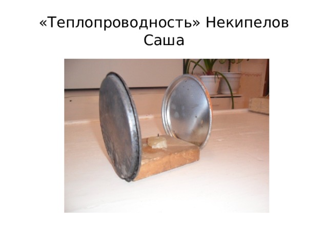«Теплопроводность» Некипелов Саша 