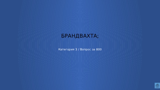 брандвахта;    Категория 3 / Вопрос за 800  