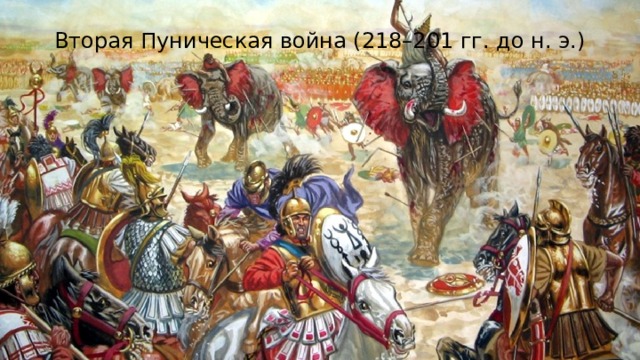 Вторая Пуническая война (218–201 гг. до н. э.) 