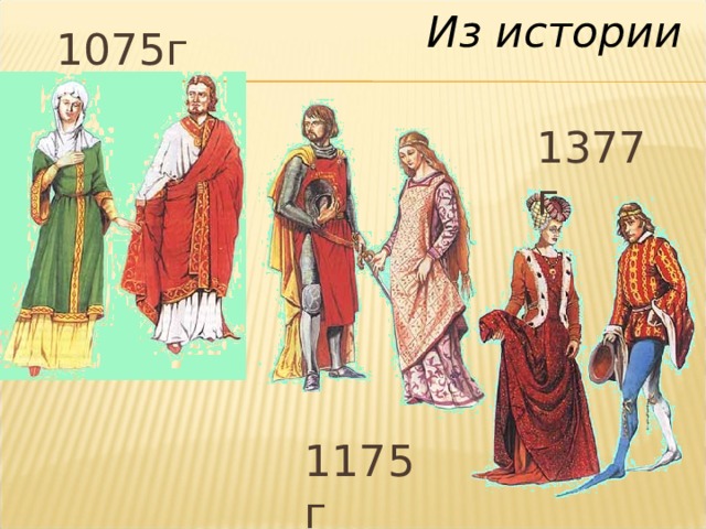 Из истории 1075г 1377г 1175г 