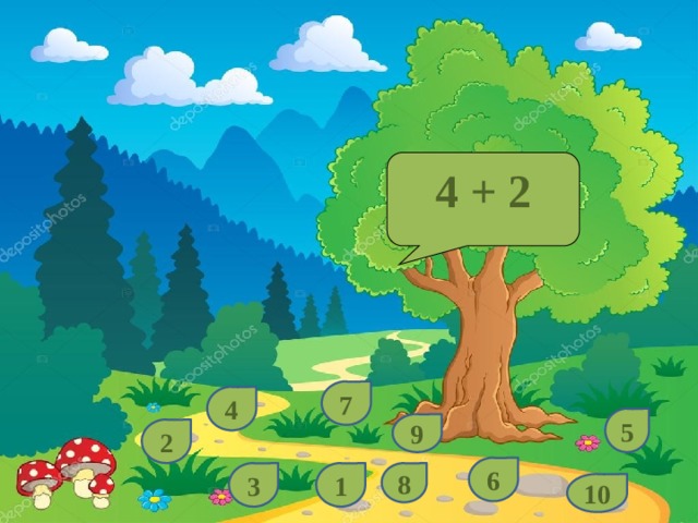 4 + 2 7 4 5 9 2 6 1 3 8 10  