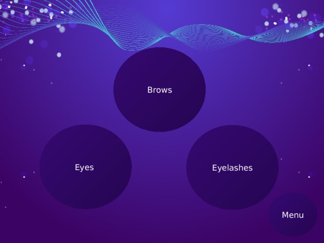 Brows Eyes Eyelashes Menu 