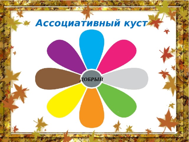 Ассоциативный куст ДОБРЫЙ 