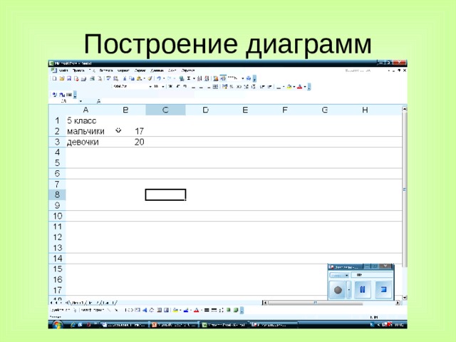 Построение диаграмм