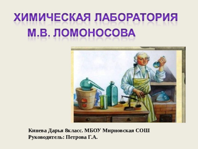 Кинева Дарья 8класс. МБОУ Мирновская СОШ Руководитель: Петрова Г.А. 