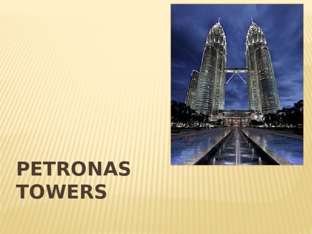 Petronas towers 