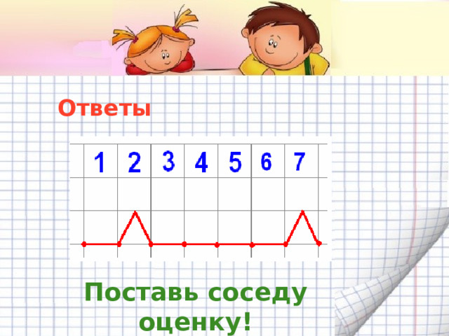 Ответы Поставь соседу оценку! 2