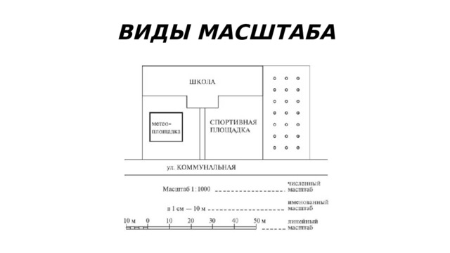 ВИДЫ МАСШТАБА 