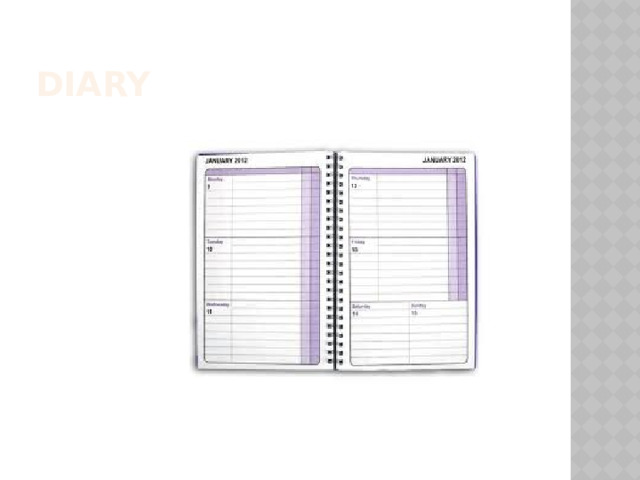 Diary 