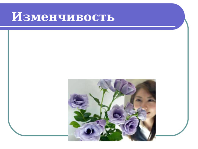 Изменчивость - это свойство организма приобретать новые признаки в процессе индивидуального развития  