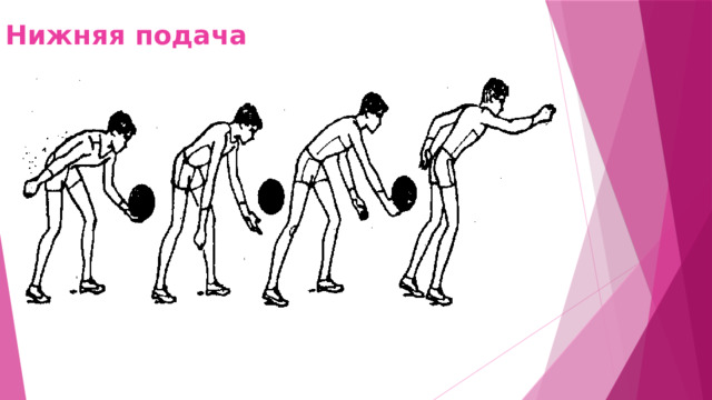 Нижняя подача 