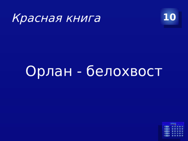 Красная книга 10 Орлан - белохвост