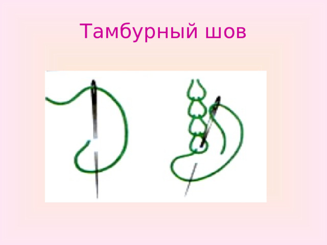 Тамбурный шов 