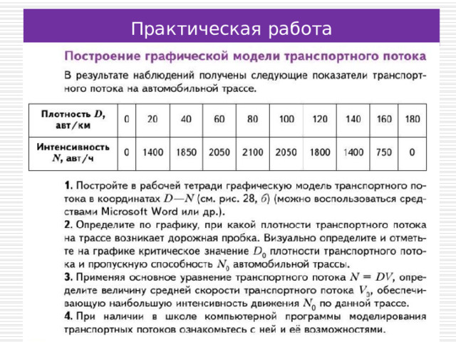 Практическая  работа 