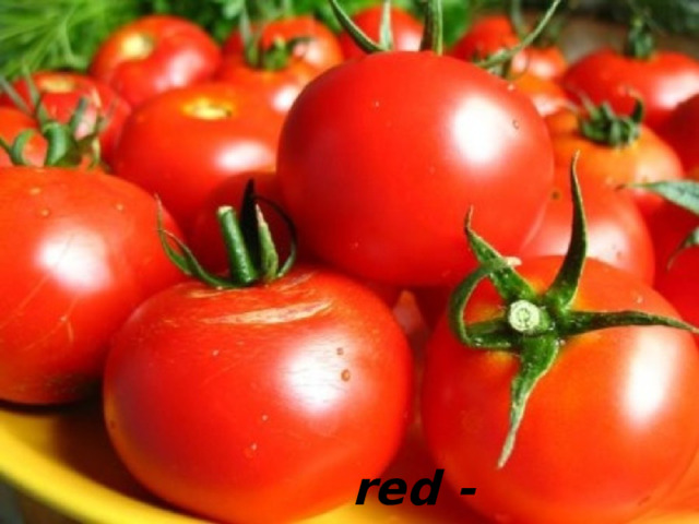 red - красный 
