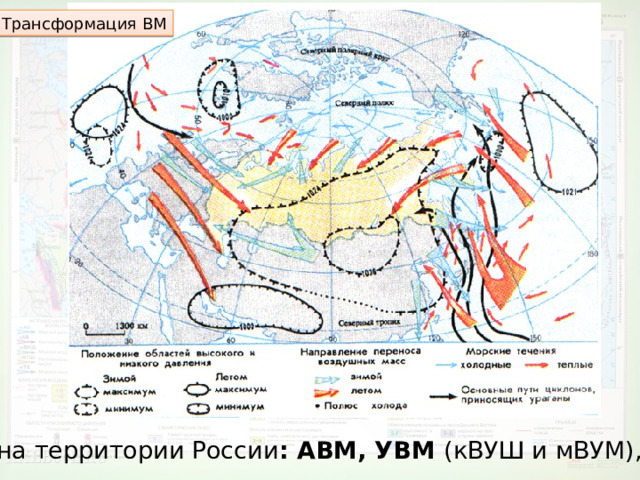 Трансформация ВМ ВМ на территории России : АВМ, УВМ (кВУШ и мВУМ), ТВМ . 