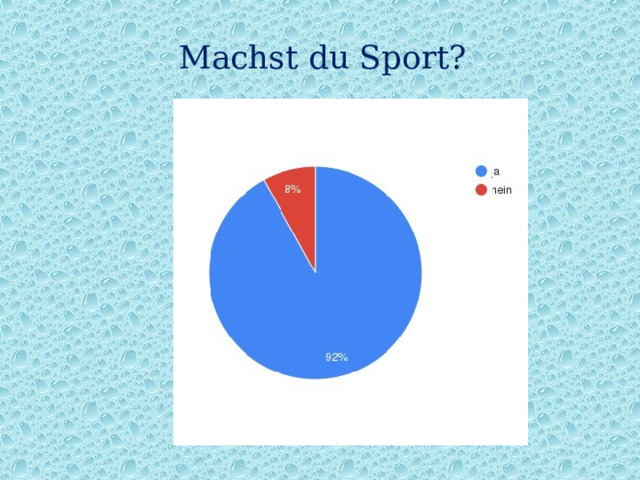 Machst du Sport? 