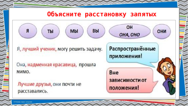 Объясните расстановку запятых 