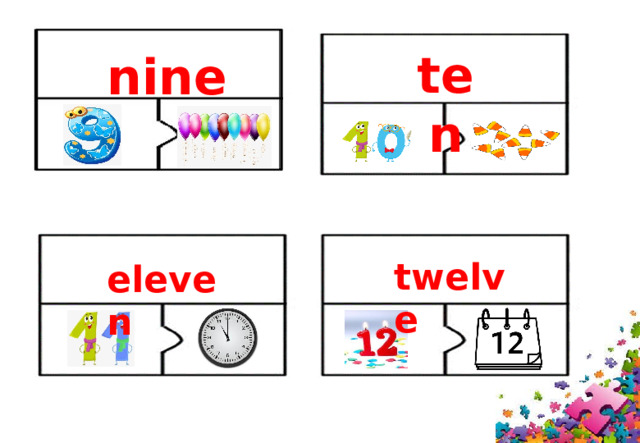 ten nine twelve eleven
