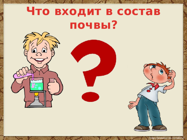 Что входит в состав почвы? 